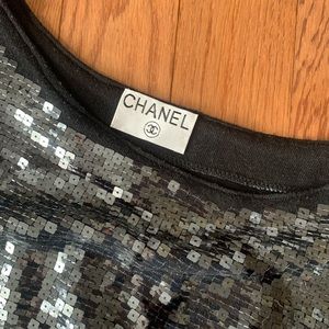 Chanel sparkle top